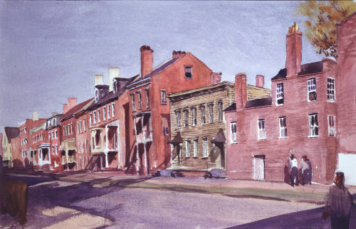 Brewer Street Looking North from Freemason Street