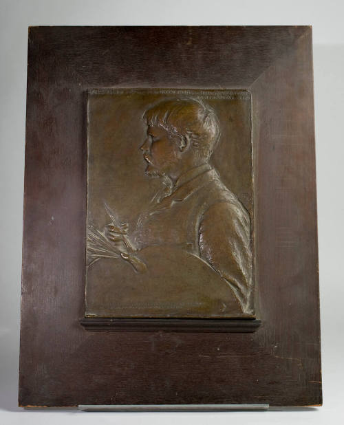 Bronze Relief Of Jules Bastein Le Page