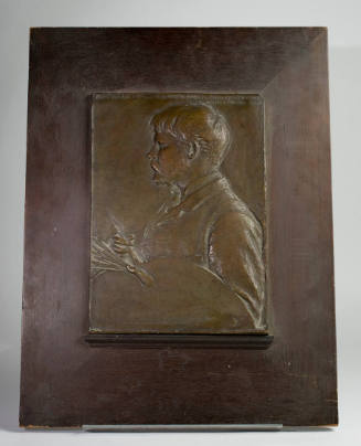 Bronze Relief Of Jules Bastein Le Page