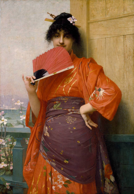 Une Japonaise (The Language of the Fan) – Works – eMuseum