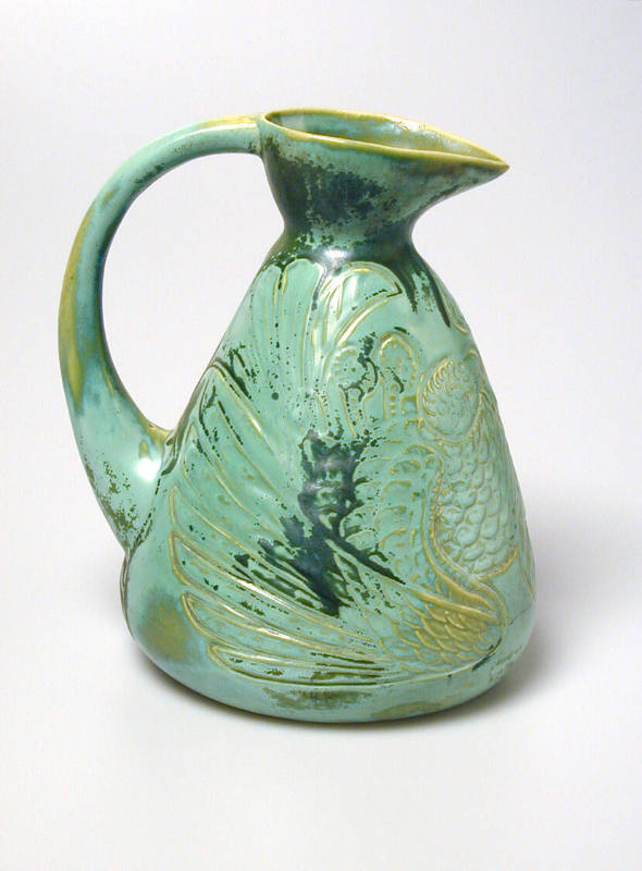 Pitcher with Parrot Motif
