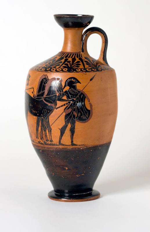 Black-Figure Vessel (Lekythos)