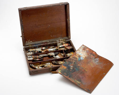 Paint Box with Palette of William Trost Richards