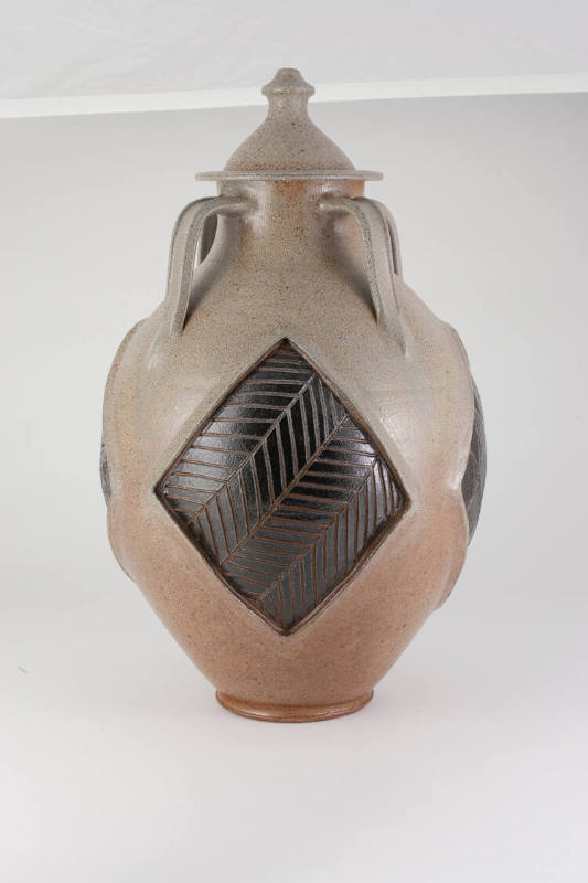 African Series Covered Jar