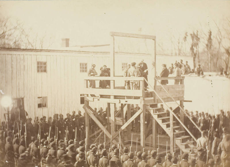 Execution of Captain Wirz, Reading the Death Warrant – Works – eMuseum