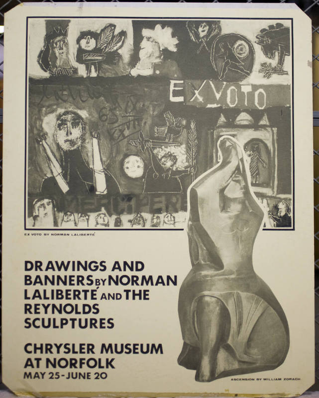 Drawings and Banners by Norman Laliberte and The Reynolds Sculptures