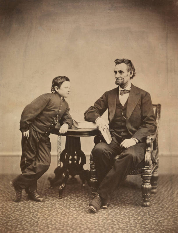 Tad and Abraham Lincoln