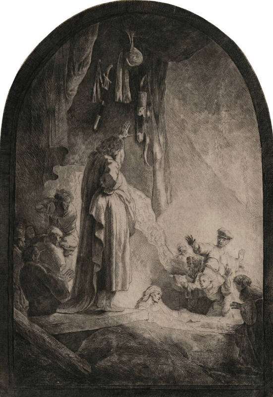 The Raising Of Lazarus, The Larger Plate